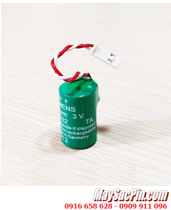 Varta CR1/2AA (Zắc Siemens) _Pin CR1/2AA; Pin nuôi nguồn PLC Varta CR1/2AA 1/2AA 950mAh _Made in Germany